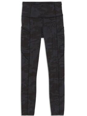 Lululemon Fast And Free Tight 28 inch SIZE 4 CAMO